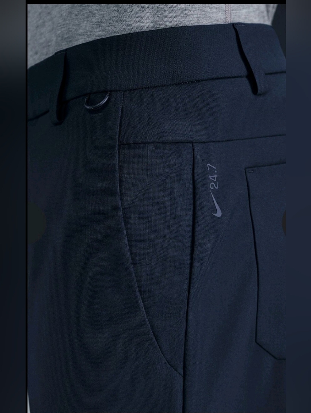 Nike 24.7 PerfectStretch Dri-FIT Slim-Fit Pants ~ Navy HQ6928-451 | 38x32 *NWT - Picture 6 of 7